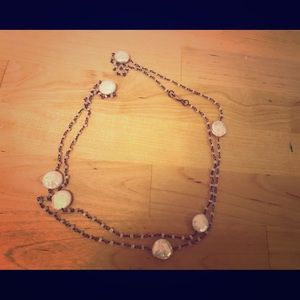 Long, Elegant Chain Necklace with Stones